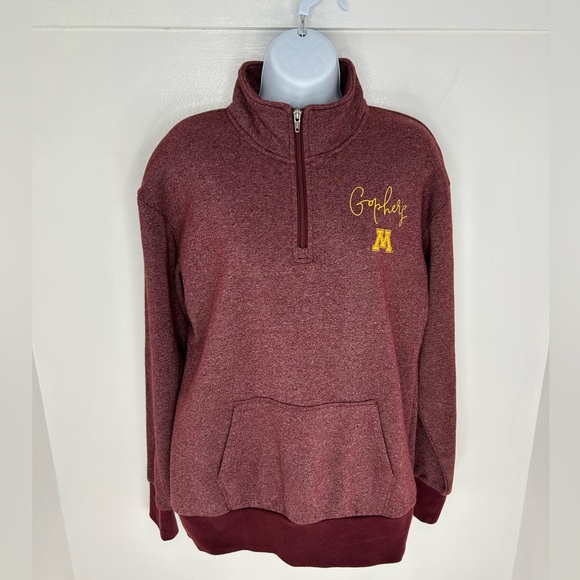 Champion Minnesota Golden Gophers 1/4‎ Zip Pullover Sweatshirt Size Medium NCAA - Picture 2 of 13